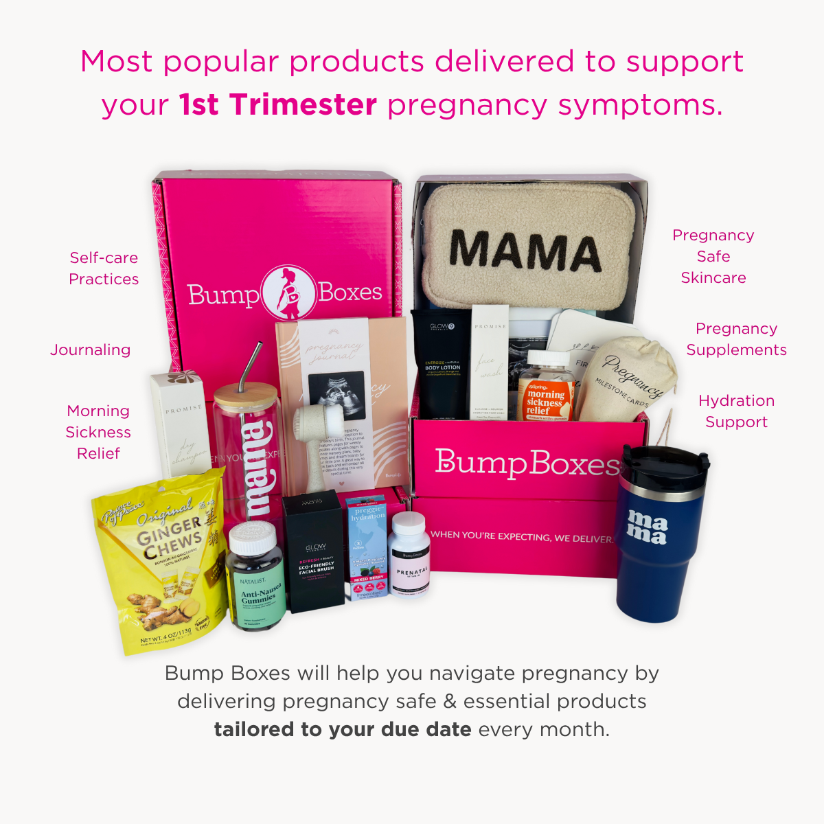 Bump Boxes Month Pregnancy Subscription Box Bump Boxes