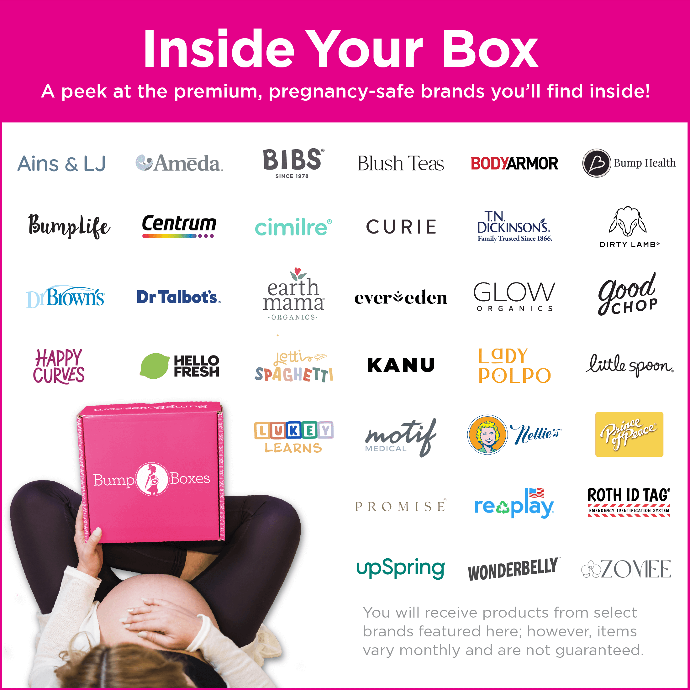 Bump Boxes 12 Month Pregnancy Subscription Box | Bitsy Boxes