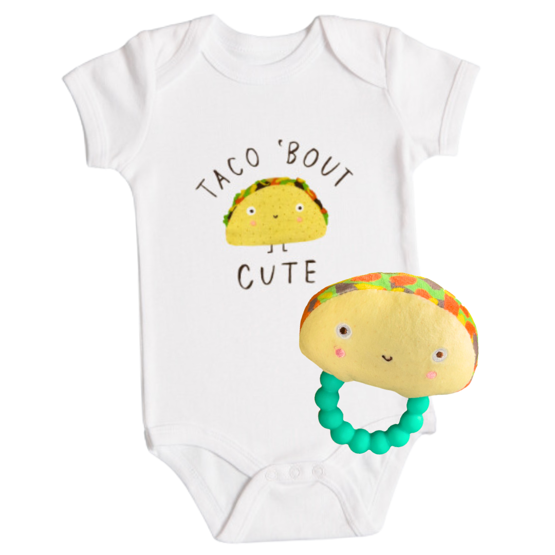Bump Boxes Taco Onesie Teether Bundle Bump Boxes